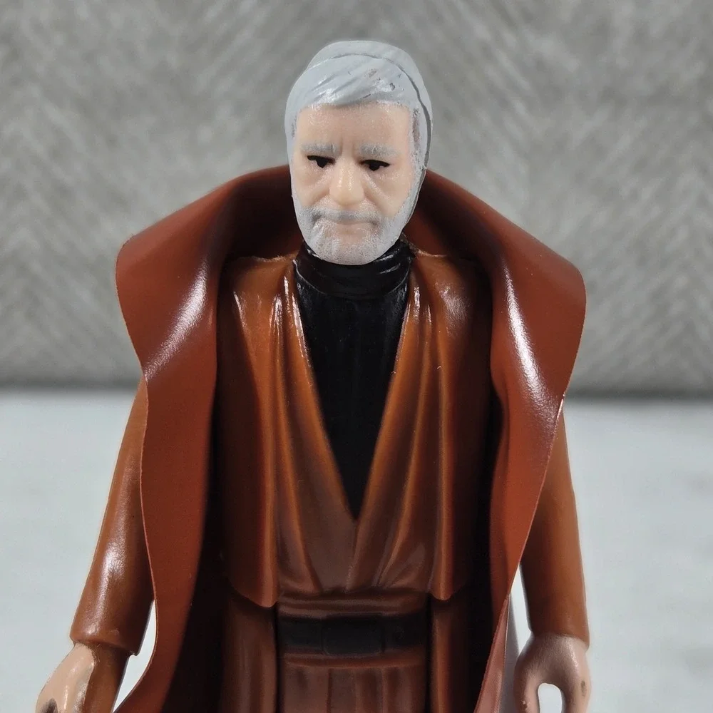 VTG 1977‎ Kenner Star Wars Obi-Wan Kenobi Gray Hair Variant Complete Telescoping
